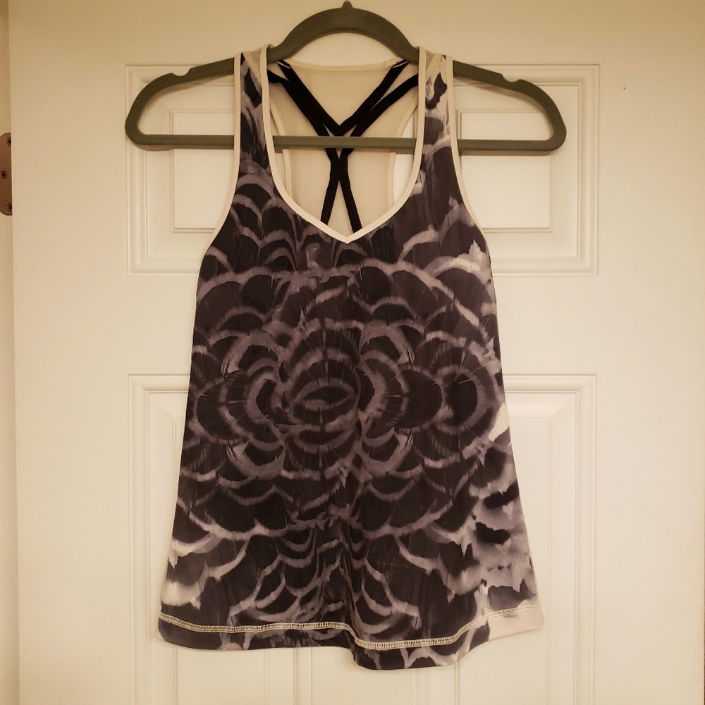 Lululemon Rose Patterned Tank